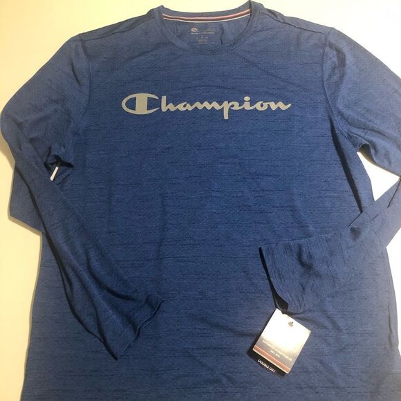 Champion Mesh Tshirt Mens Large Long Sleeve - Picture 1 of 3